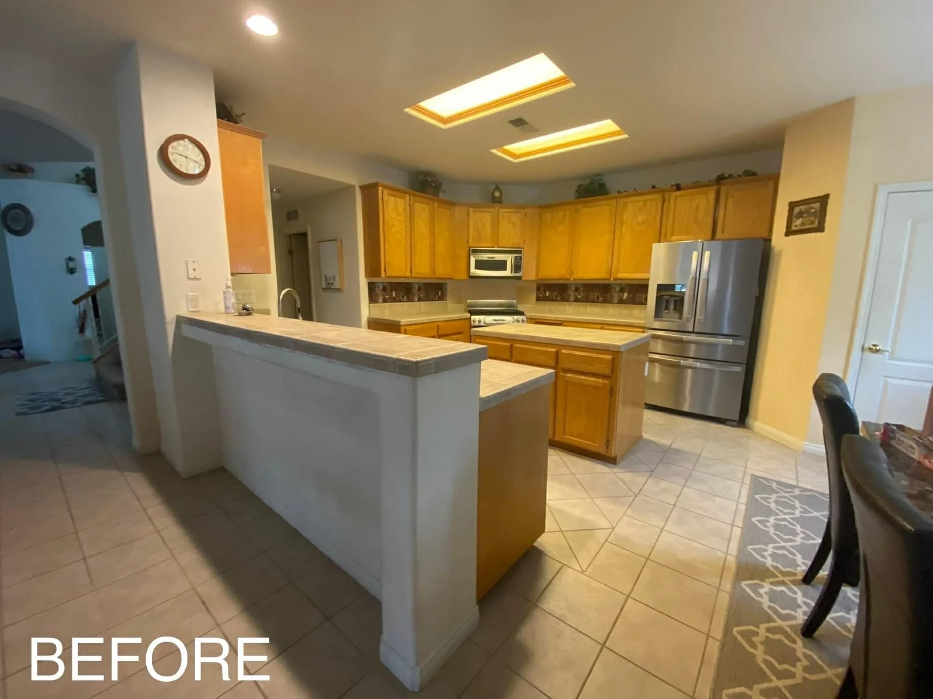 Kitchen before remodel, Los Angeles CA